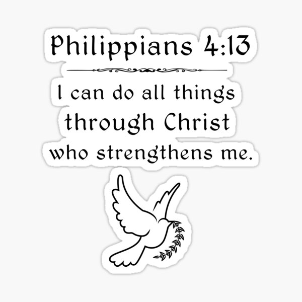 Philippians sticker for sale by kooky