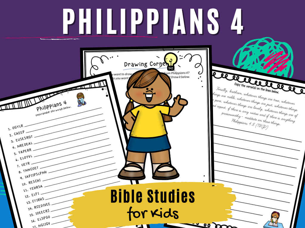 Bible studies for kids â philippians â deeper kidmin
