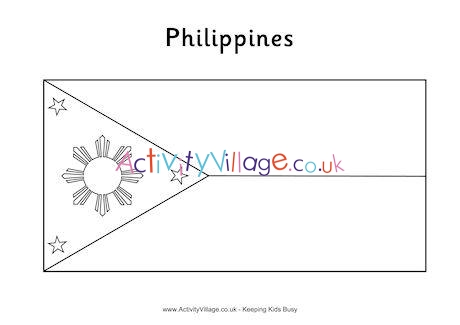 Philippines flag louring page