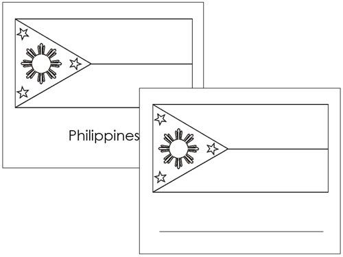 Asian flag outlines