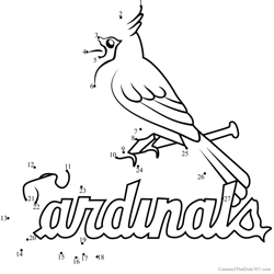 Philadelphia phillies logo dot to dot printable worksheet