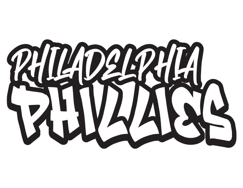 Mlb graffiti decals philadelphia phillies starting at