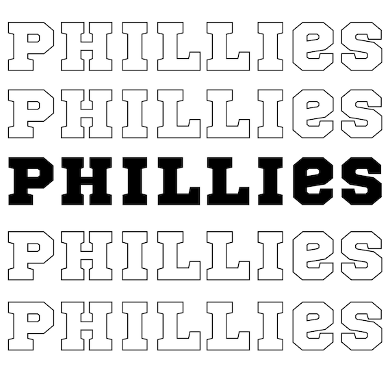 Phillies svg digital download philly philadelphia world series