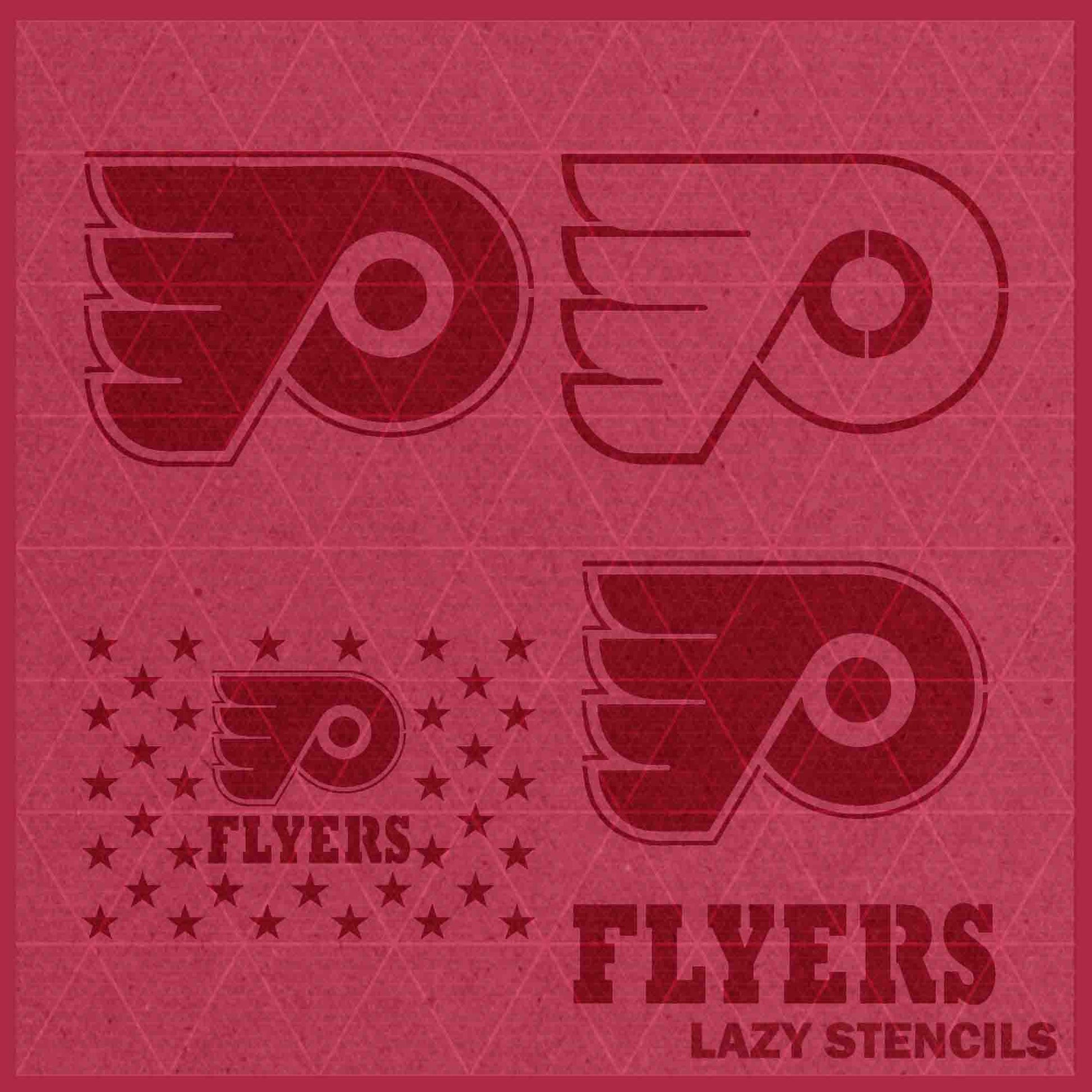 Philadelphia flyers stencil