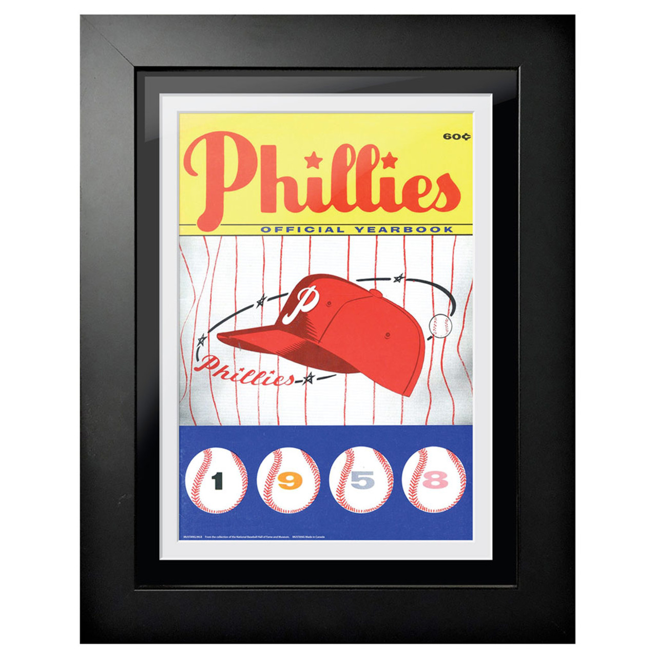 Philadelphia phillies yearbook cover x framed print