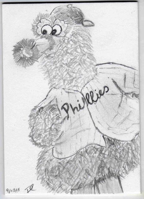 Cardboard junkie sketch card
