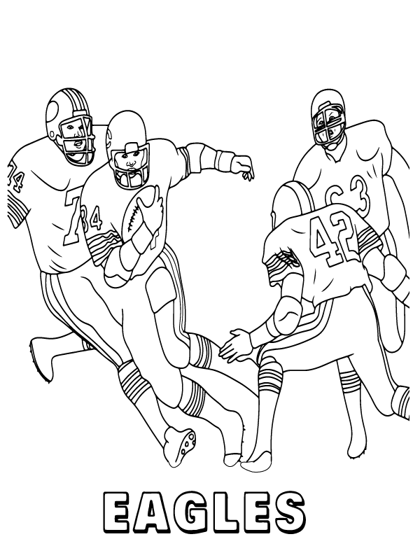 Philadelphia eagles malvorlagen