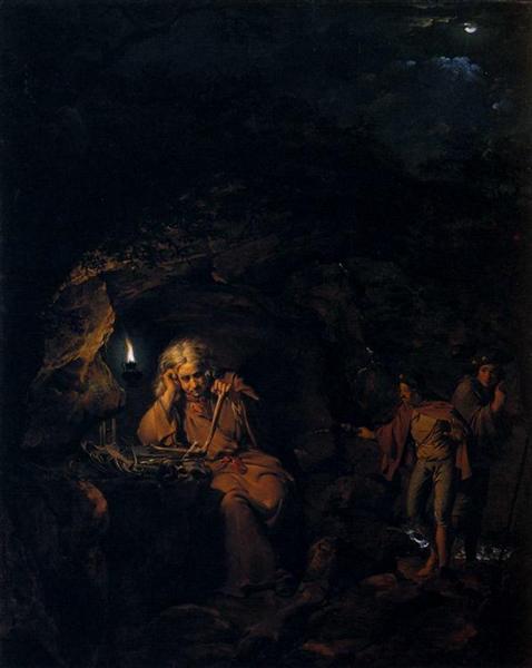 A philosopher by lamp light
