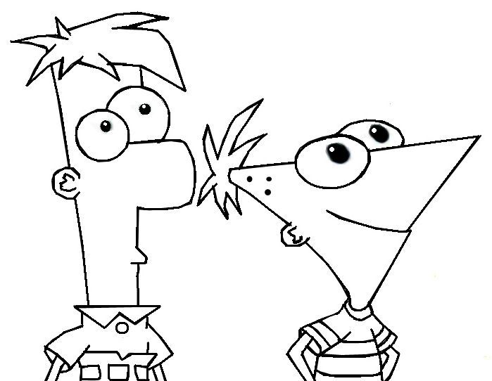 Things to do phineas and ferb fun printable pdf activity book with games and crossword puzzles cartoon coloring pages disney coloring pages easy cartoon drawings
