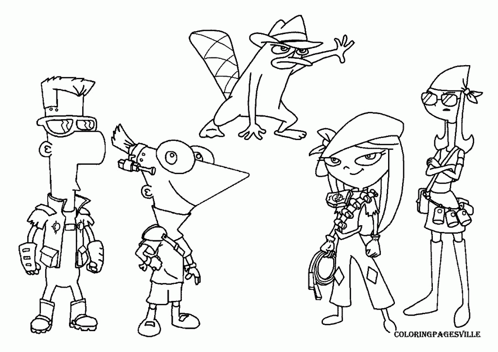 Free phineas and ferb coloring page download free phineas and ferb coloring page png images free cliparts on clipart library