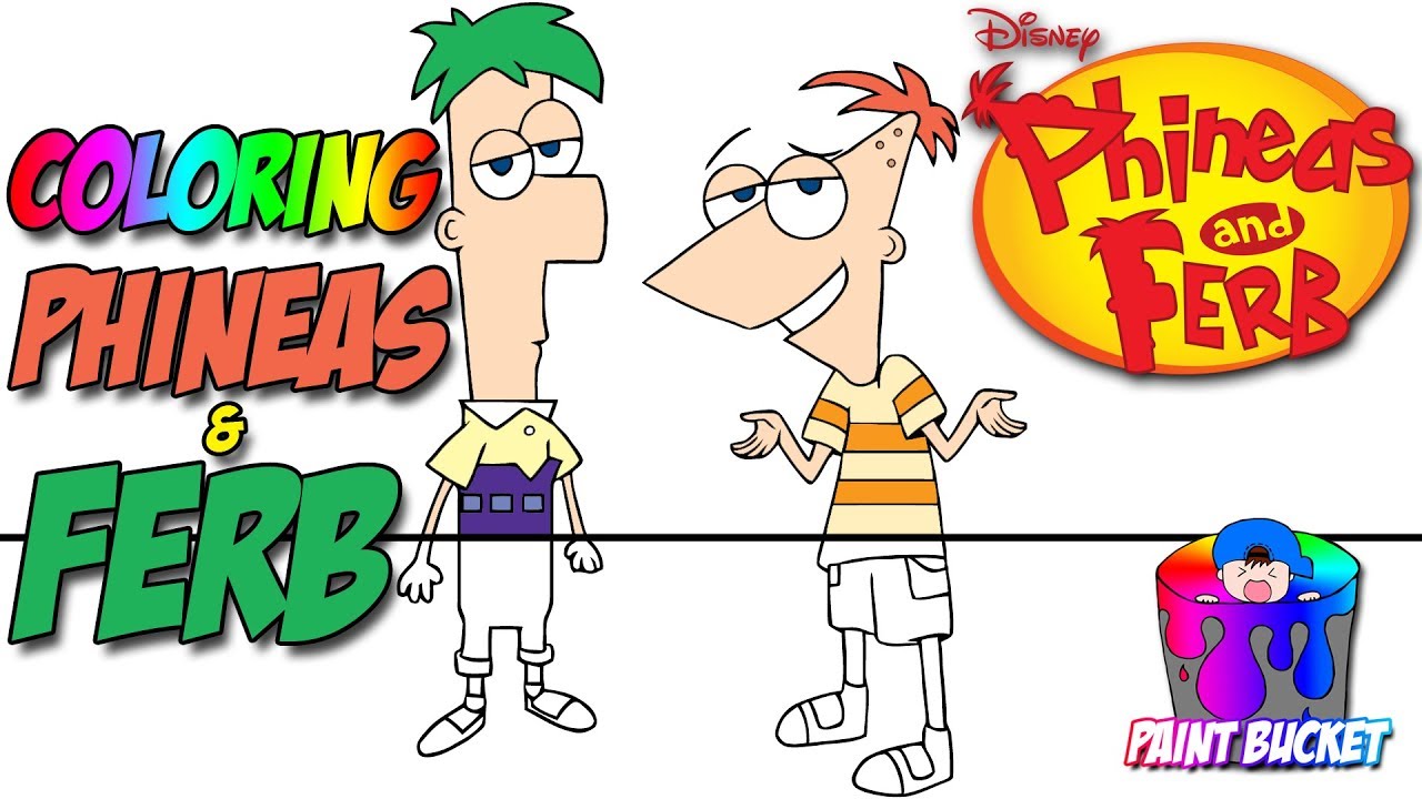 Phineas and ferb new coloring page
