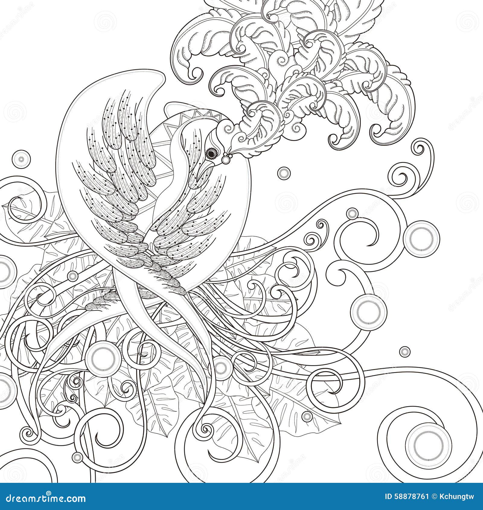 Wild bird coloring book stock illustrations â wild bird coloring book stock illustrations vectors clipart