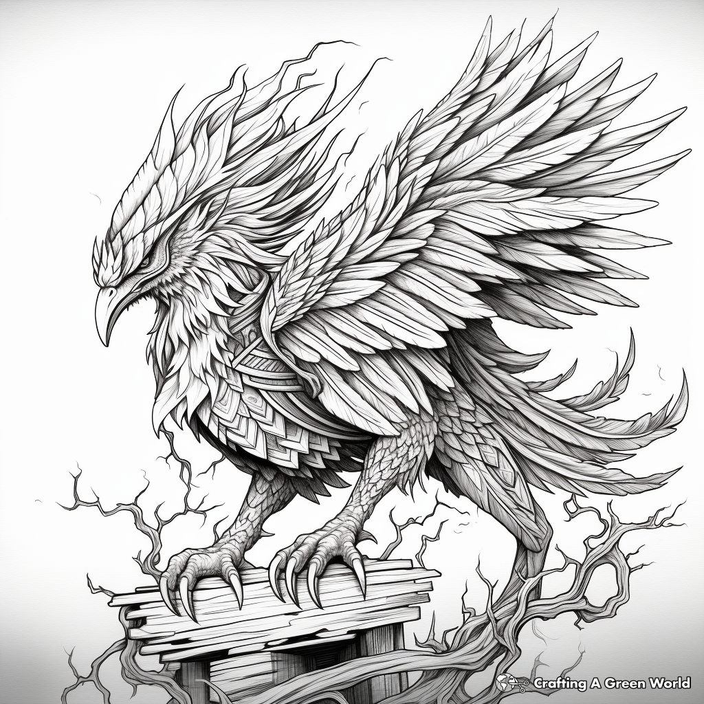 Fire coloring pages