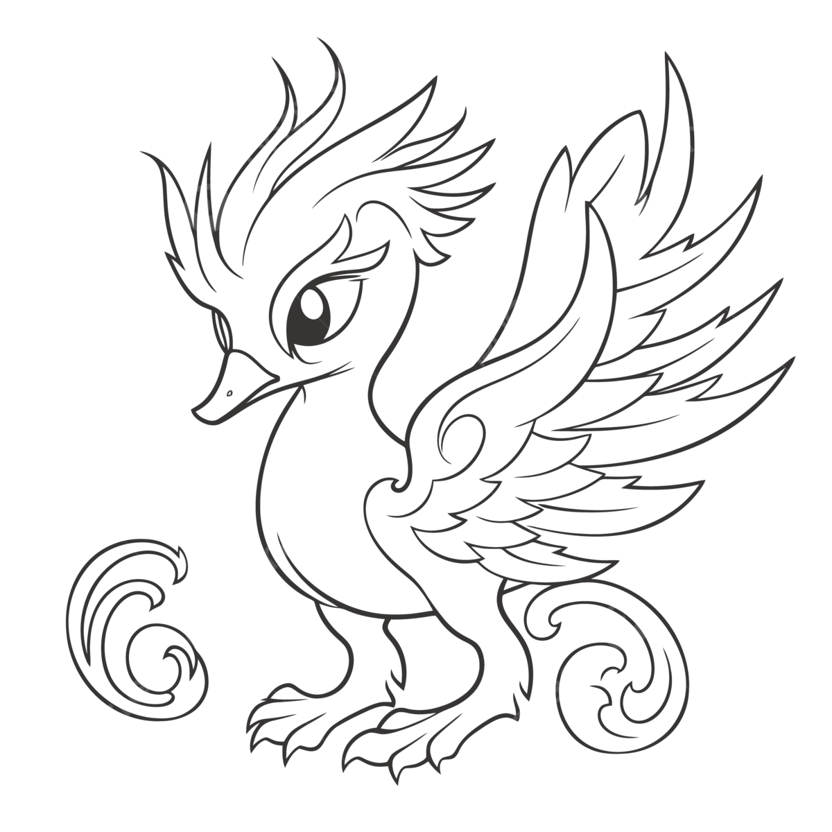 Cute cartoon dragon coloring page outline sketch drawing vector car drawing dragon drawing cartoon drawing png and vector with transparent background for free download