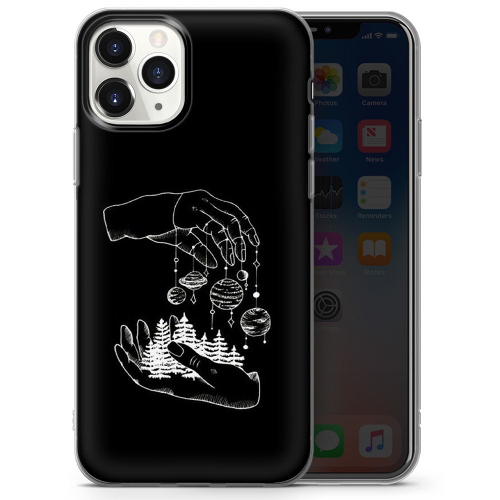 One line art phone case drawing cover fit for iphone pro max plus xr xs samsung s s a a pixel