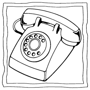 Telephone coloring book telephone coloring pages by abdell hida