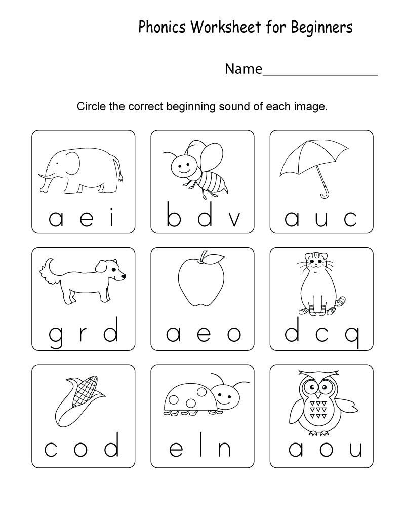 Kindergarten phonics
