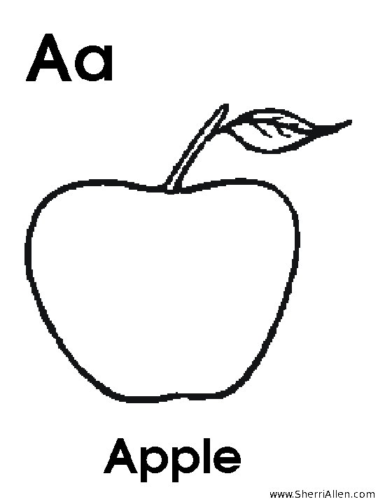 Free alphabetphonics coloring pages from