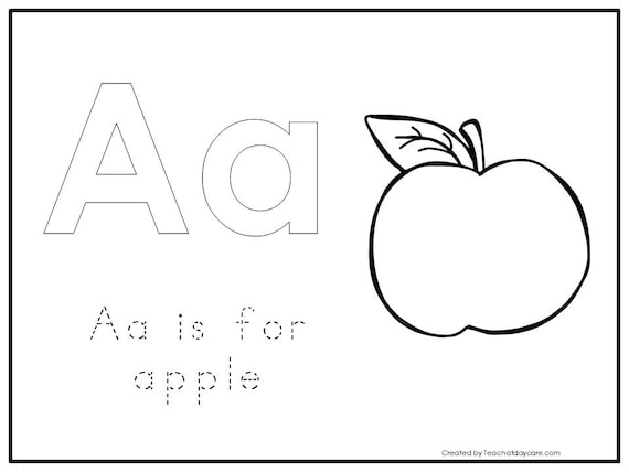 Printable alphabet phonics color worksheets preschool