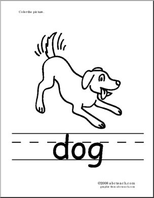 Phonics coloring pages page of