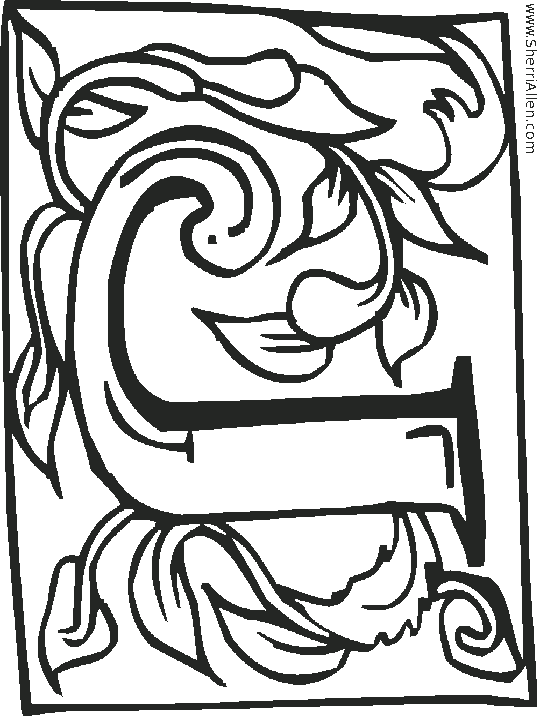 Free alphabetphonics coloring pages from