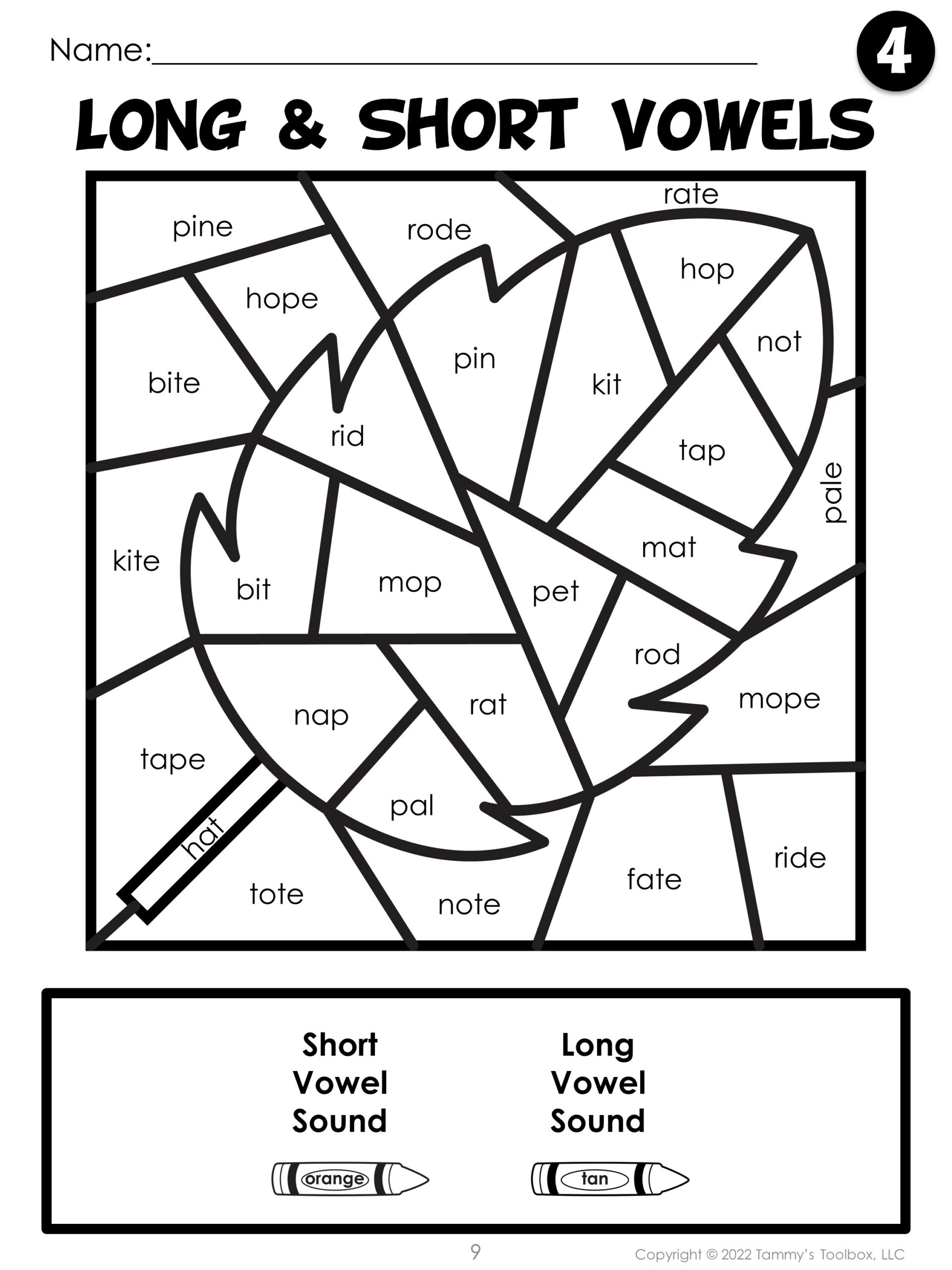 Fall color by code phonics sounds made by teachers