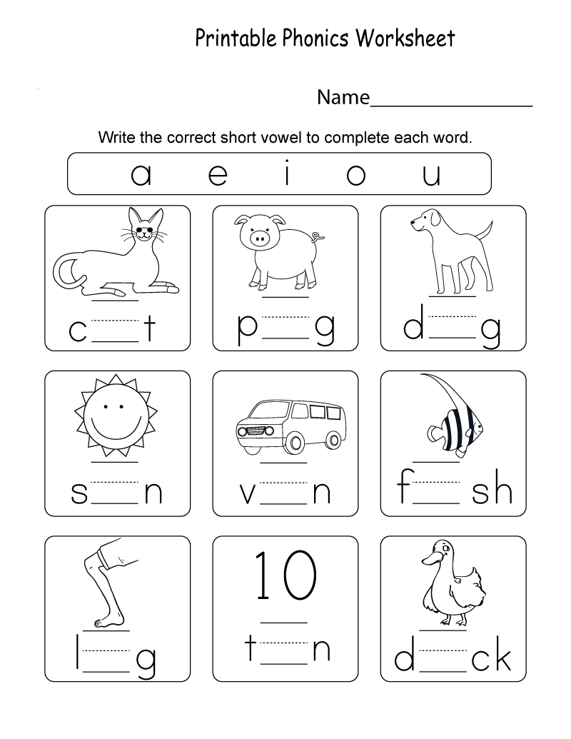 Kindergarten phonics