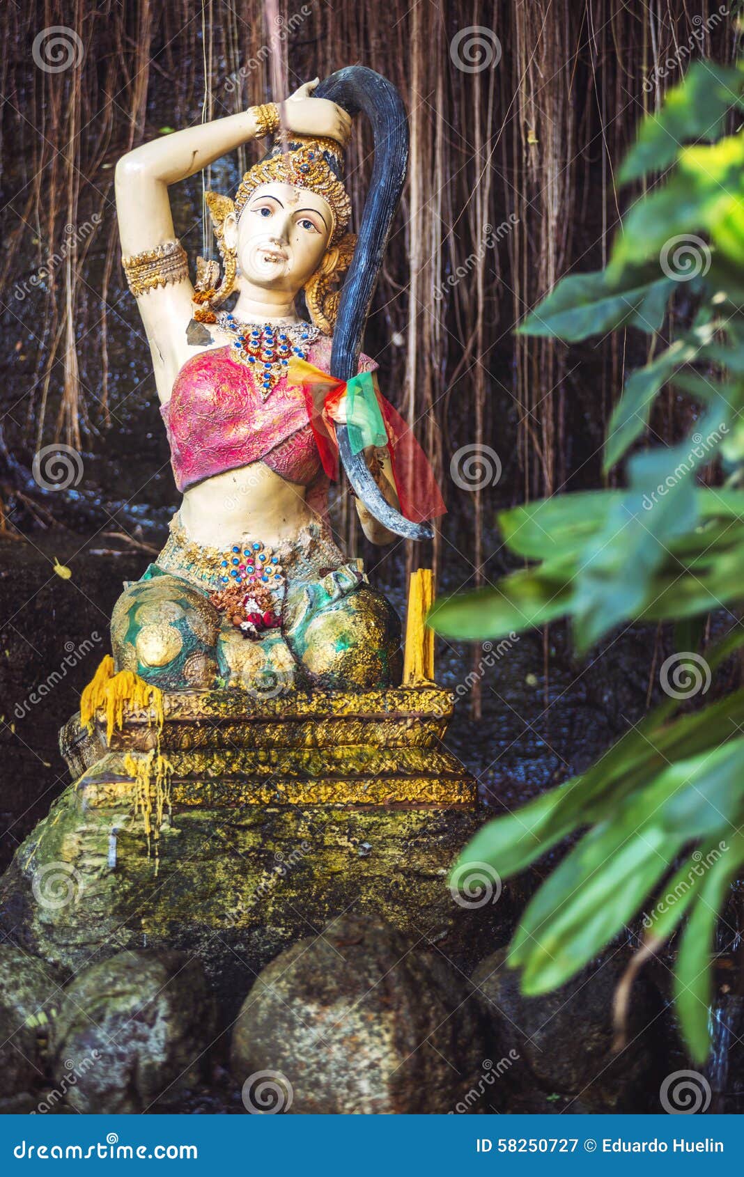 Phra mae thorani stock photos