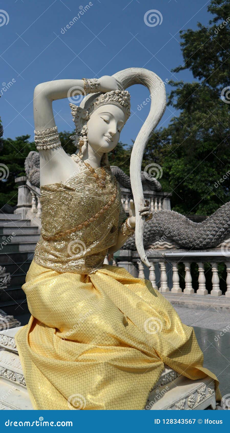 Phra mae thorani stock photos