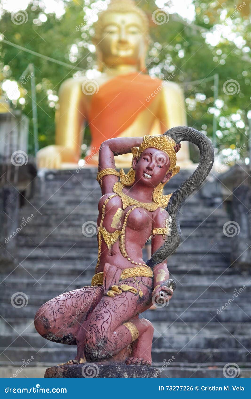 Phra mae thorani stock photos