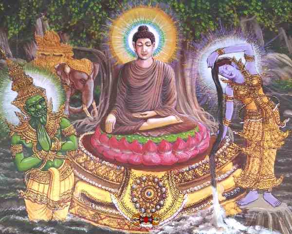 Phra mae thorani the earth goddess