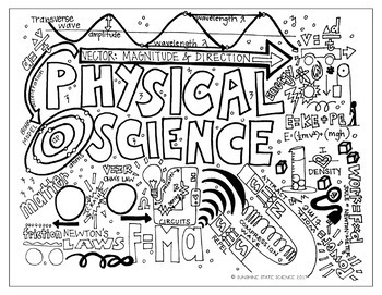Big kid physical science coloring by sunshine state science tpt