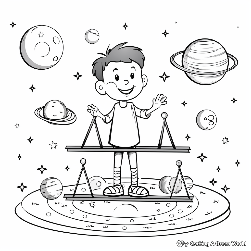 Gravity coloring pages