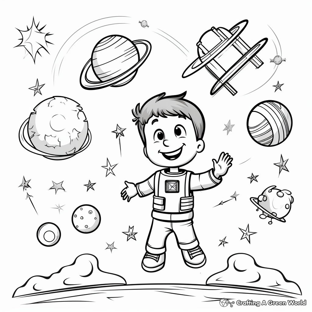 Gravity coloring pages