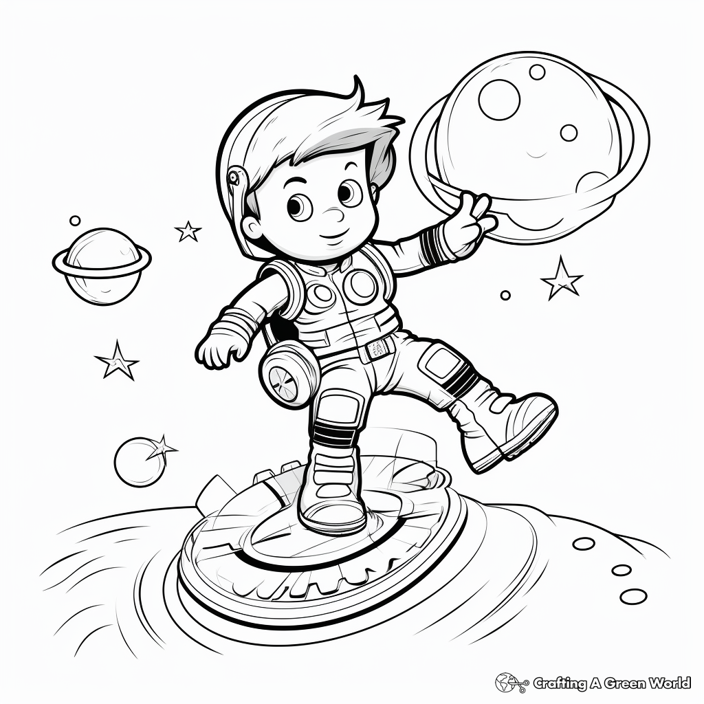 Gravity coloring pages