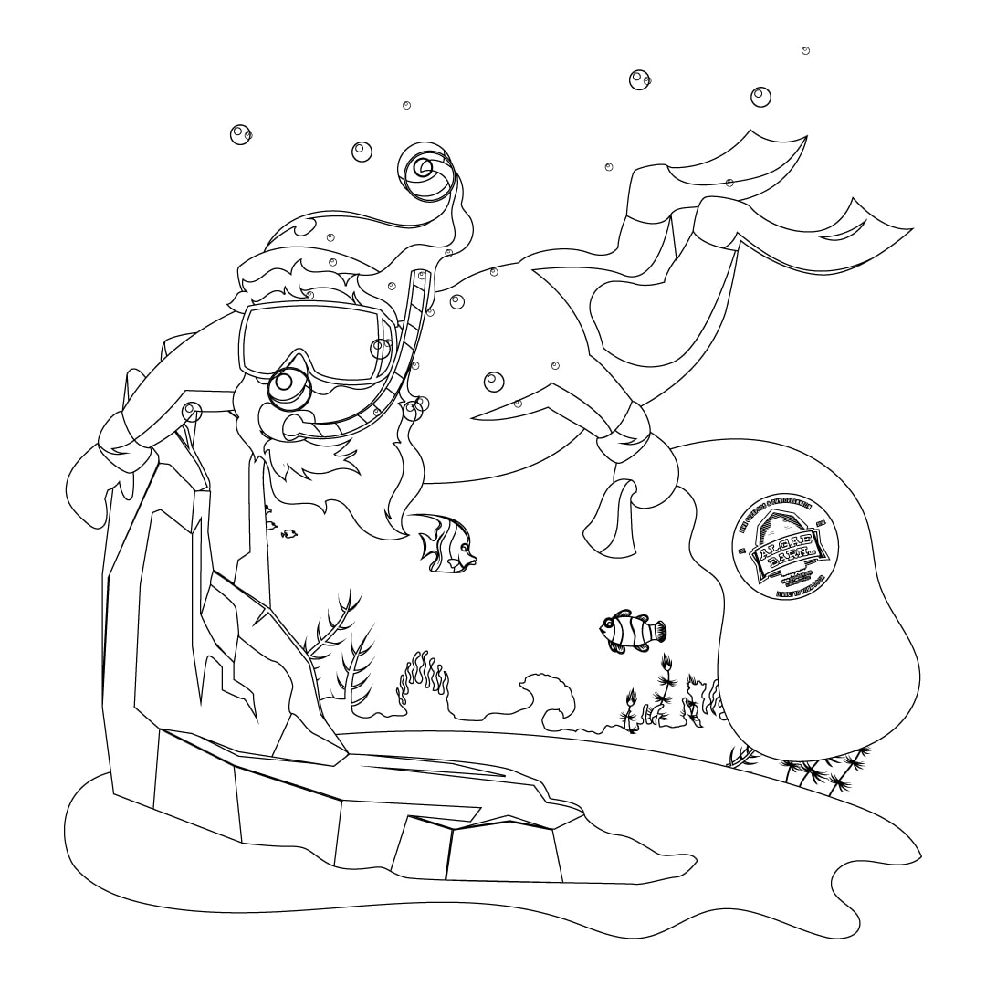 Holiday coloring pages