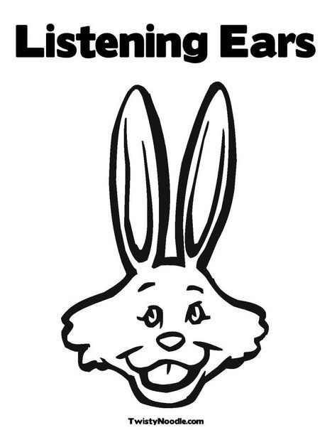 Listening ears coloring page animal coloring pages coloring pages color