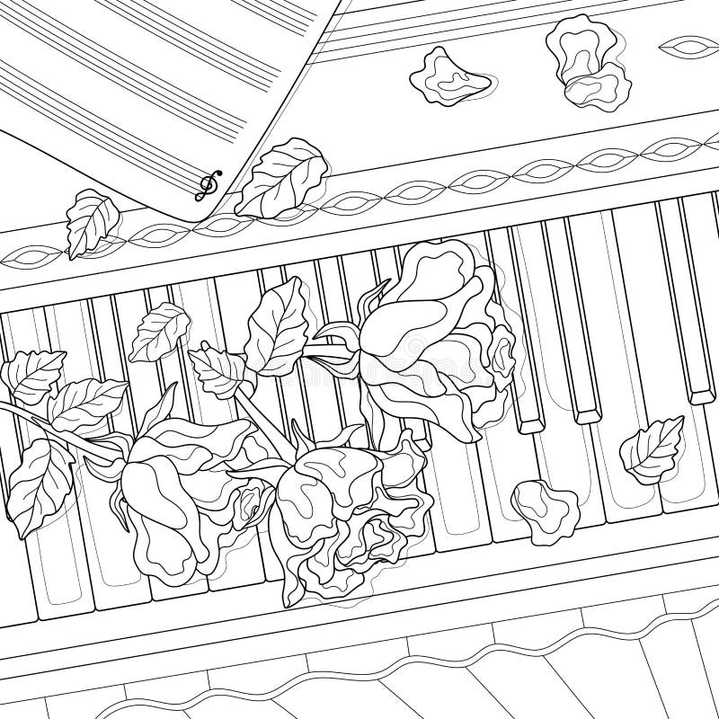 Pianist coloring stock illustrations â pianist coloring stock illustrations vectors clipart