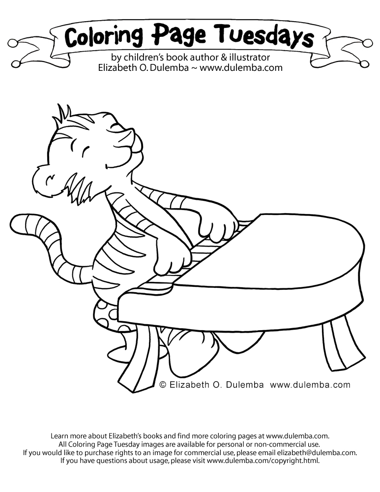 Coloring pages â crescendo professional piano