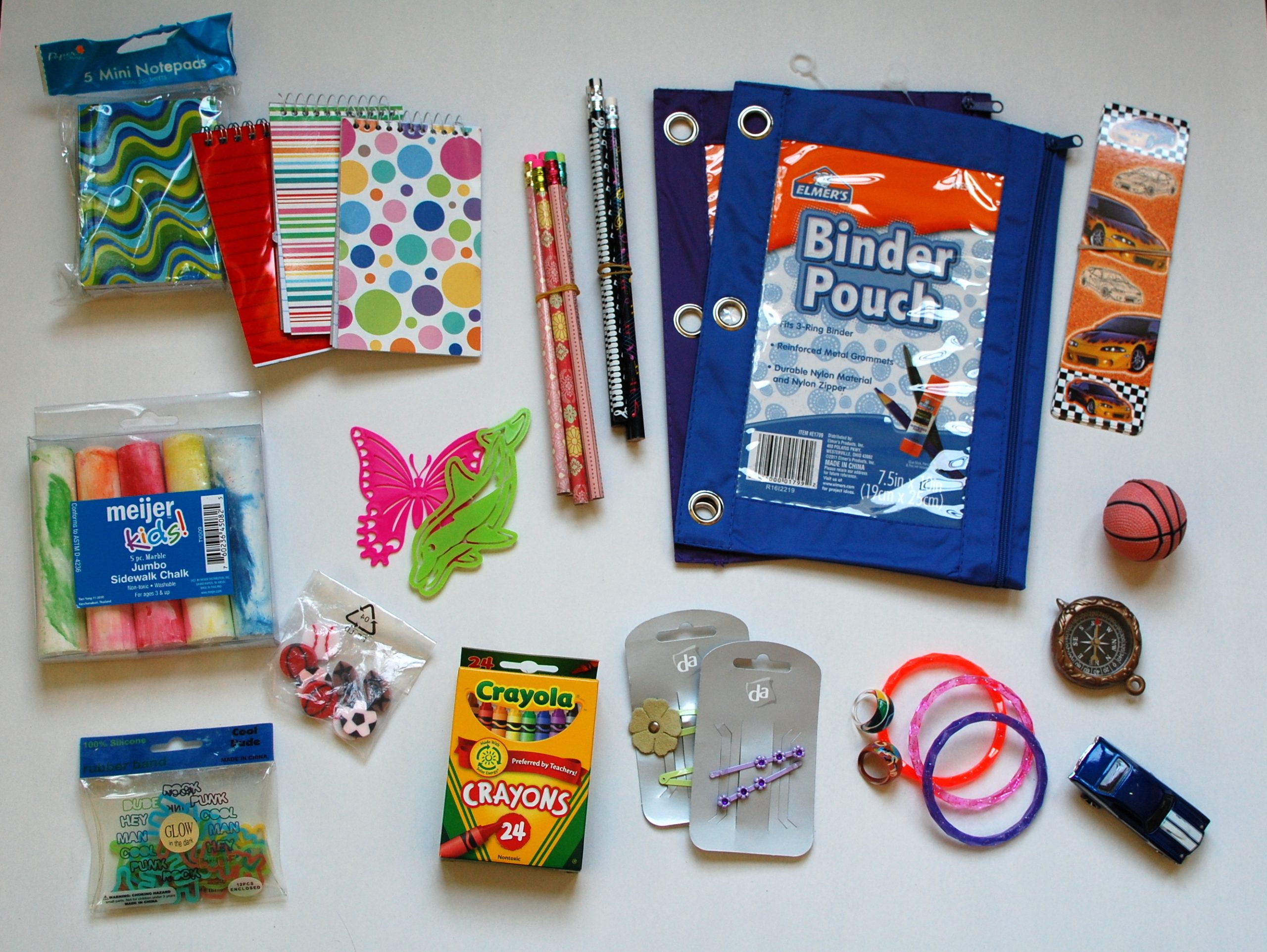 Contents of the incentive prize box â color in my piano