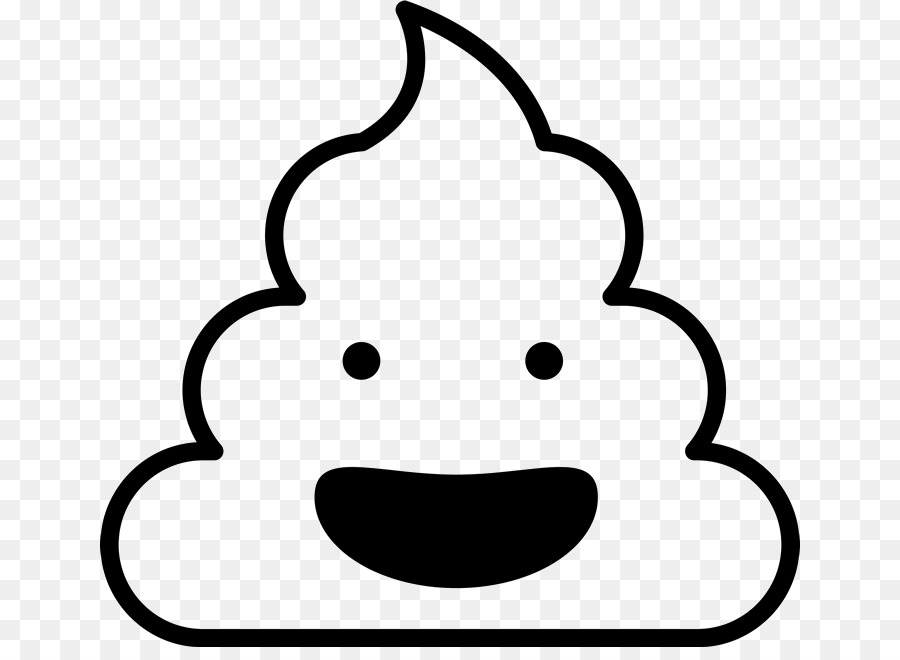 Emoji black and white png download