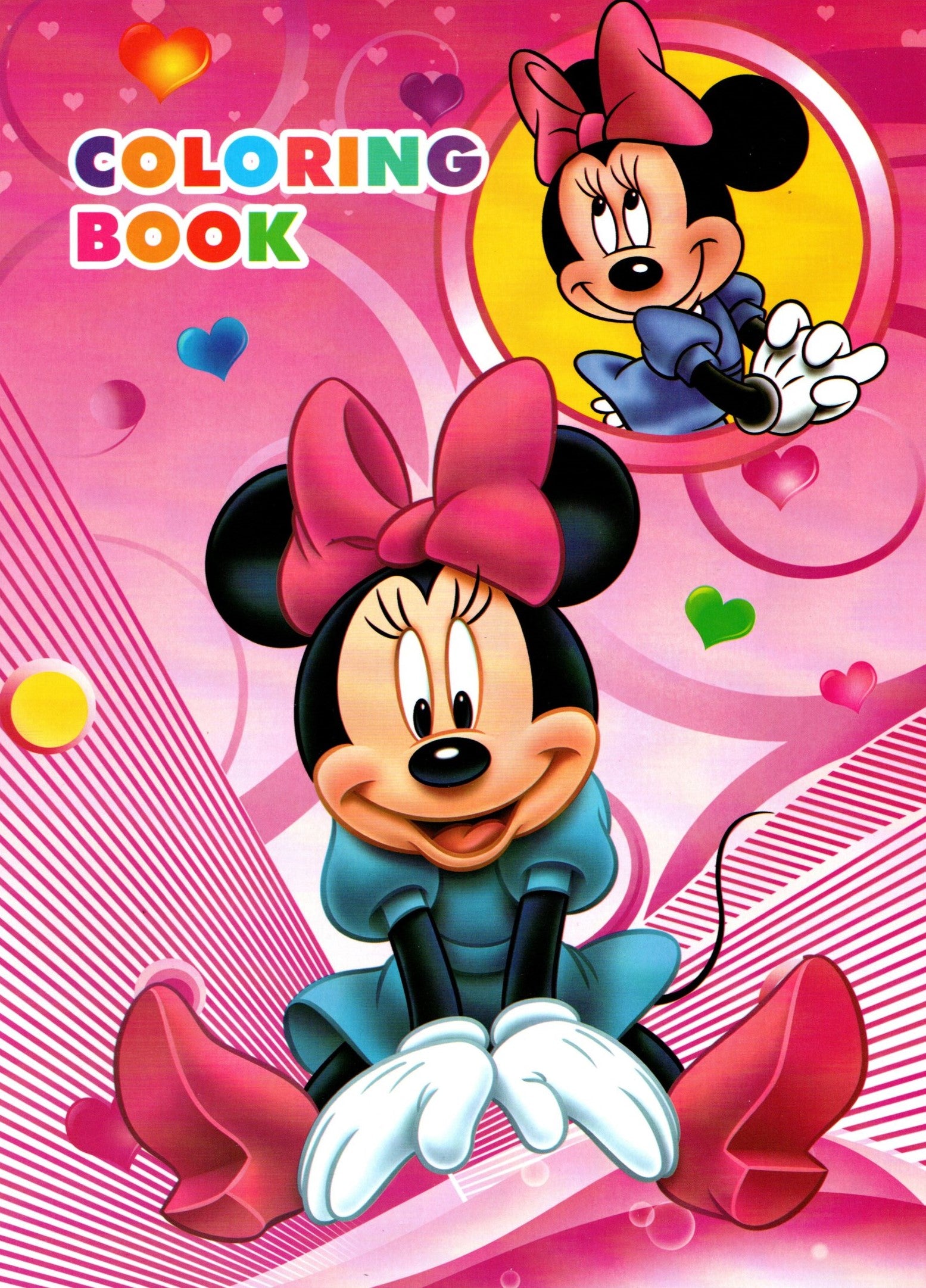 Carte de colorat copii cu mickey si minnie mouse â culori minunate