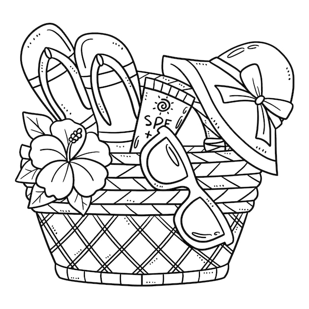 Premium vector cinco de mayo pinata coloring page for kids