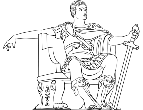 Constantine the great coloring page free printable coloring pages