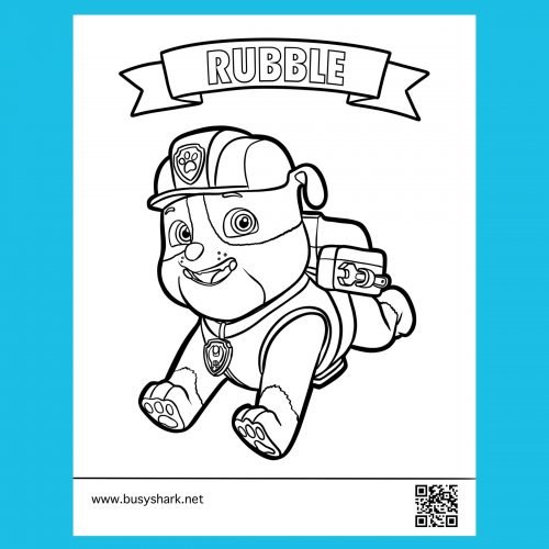 Paw patrol coloring pages