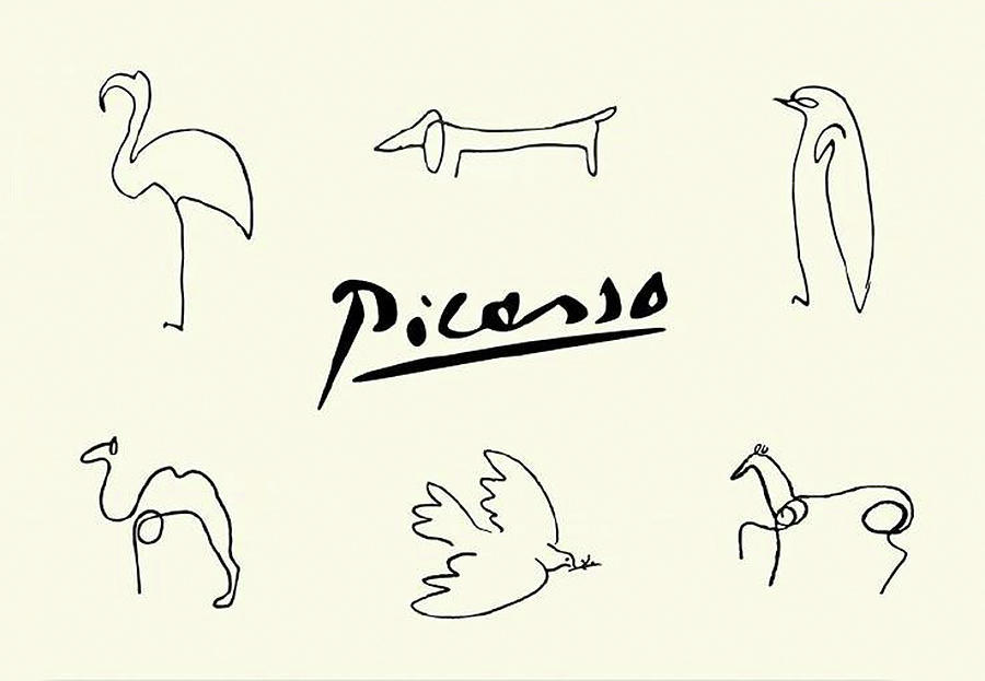 Animal series drawing by picasso