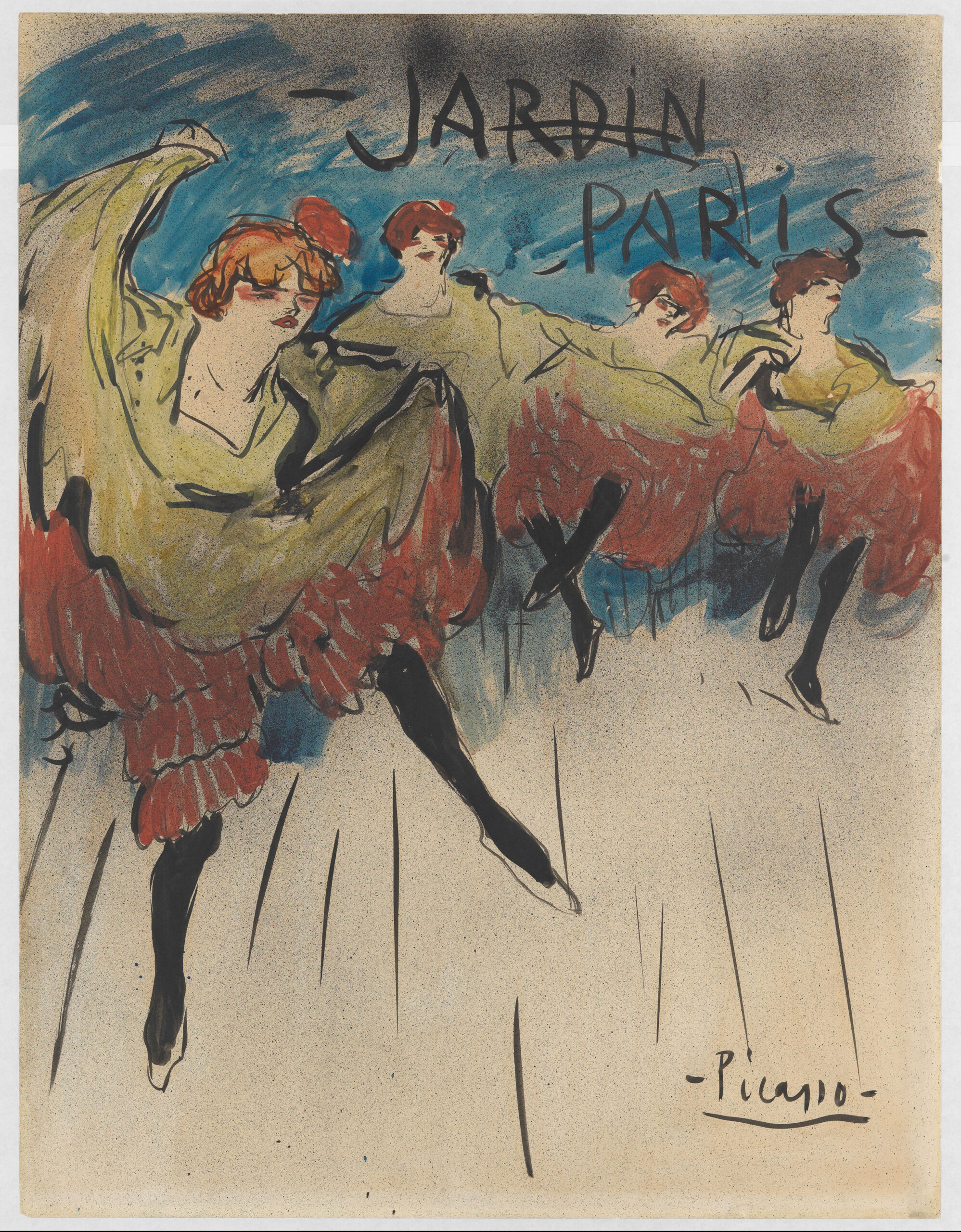 Description of jardin de paris design for a poster the museums and foundation