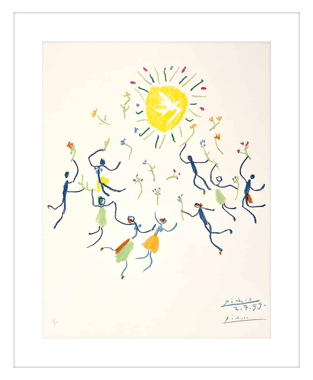 Pablo picasso la ronde de la jeunesse the youth circle lithograph s