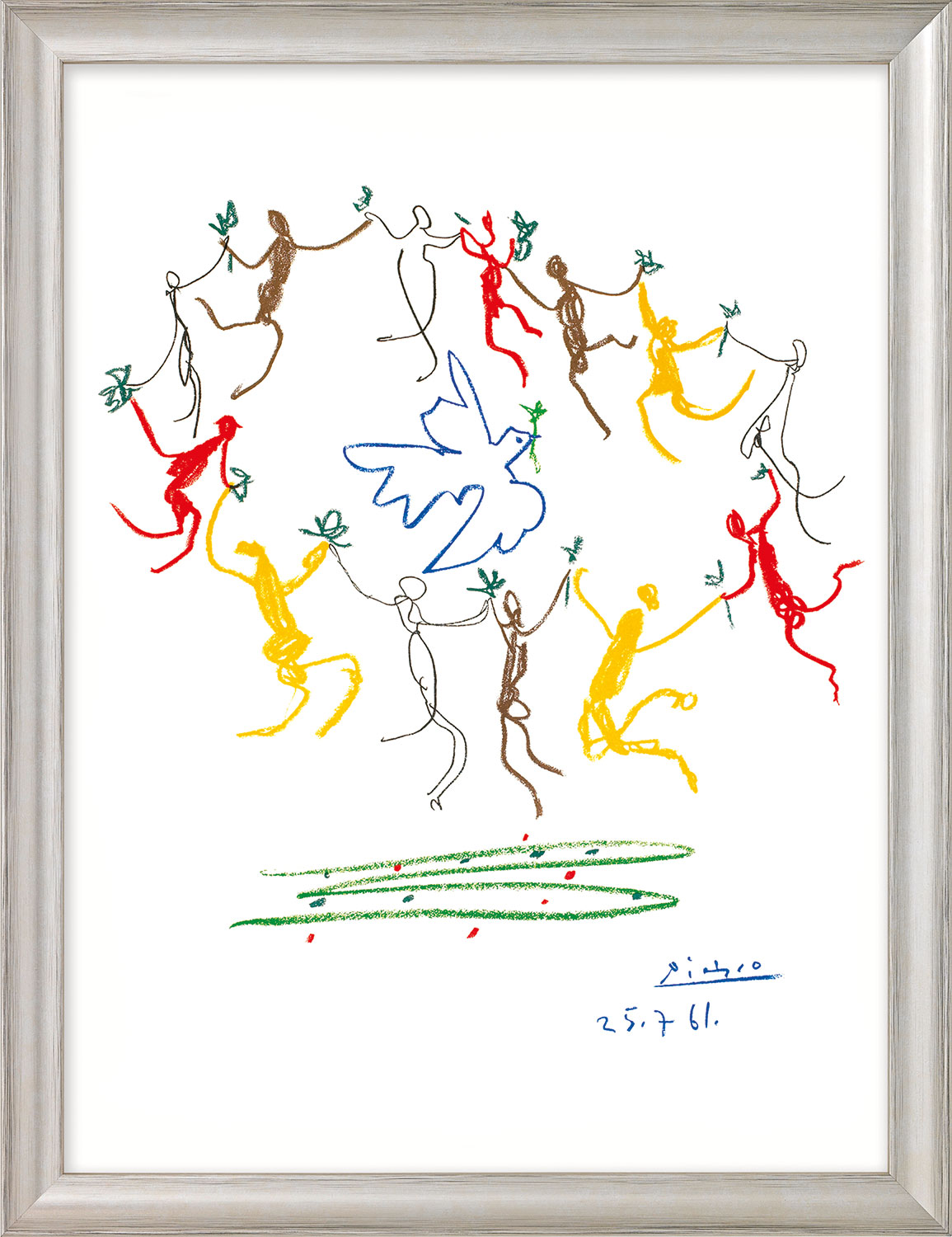 Buy picture the round dance framed by pablo picasso ars mundi