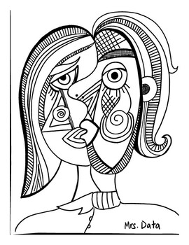 Picasso coloring pages tpt